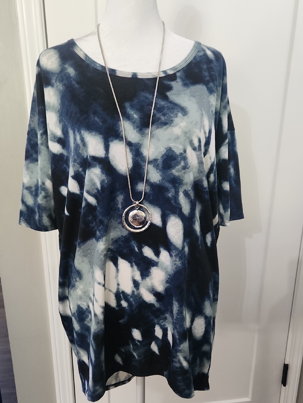 High-Low Tunic T-Shirt Tie Dye
